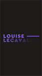 Mobile Screenshot of louiselecavalier.com